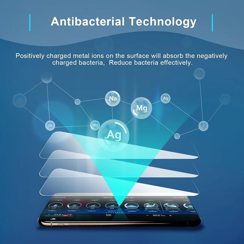 For ID.3 2025-2026 12.9 Inch Navigation Screen Protector 9H Hardness HD Clear Tempered Glass Film