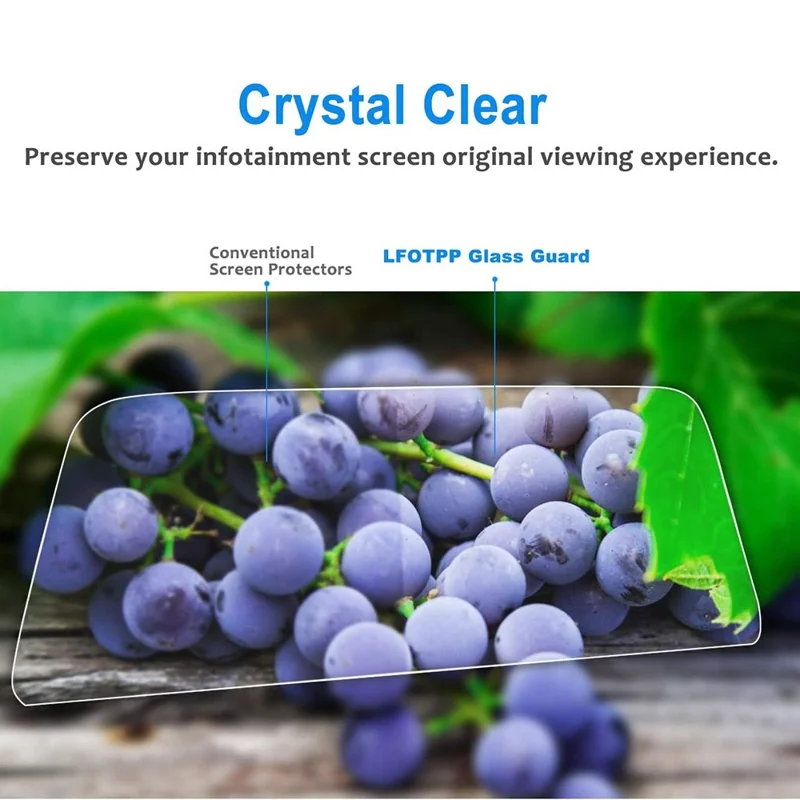 Защитная пленка для приборной панели ID.3 2021-2025, 5,3 дюйма, с защитой от отпечатков пальцев, из закаленного стекла