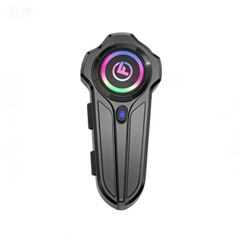 F10 PRO Motorcycle Helmet Bluetooth-compatible Intercom Headset with Hard Mic IP67 Waterproof 1000m Range Two-way Communication Interphone