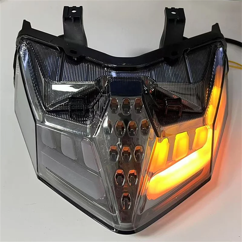 APP Control RGB Motorcycle Tail Light for CLICK 125  /  150  /  V1  /  V2  /  V3  /  125i Dynamic Sequential Turn Signal Brake Lamp