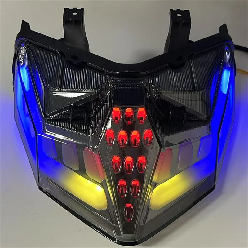 APP Control RGB Motorcycle Tail Light for CLICK 125  /  150  /  V1  /  V2  /  V3  /  125i Dynamic Sequential Turn Signal Brake Lamp