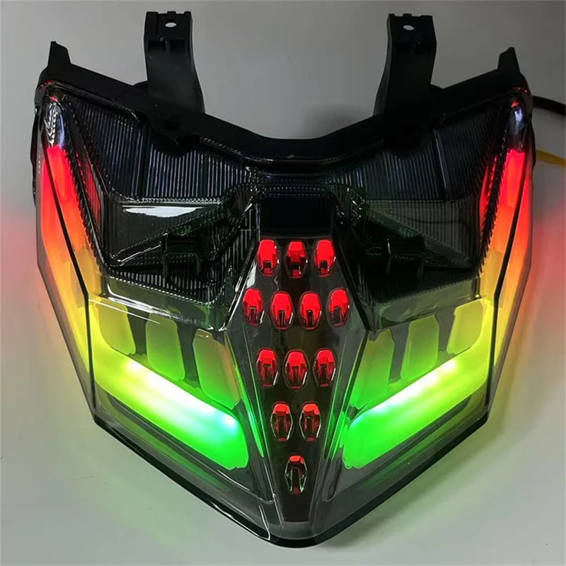 APP Control RGB Motorcycle Tail Light for CLICK 125  /  150  /  V1  /  V2  /  V3  /  125i Dynamic Sequential Turn Signal Brake Lamp