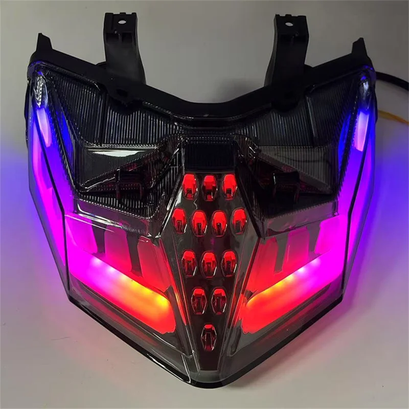 APP Control RGB Motorcycle Tail Light for CLICK 125  /  150  /  V1  /  V2  /  V3  /  125i Dynamic Sequential Turn Signal Brake Lamp