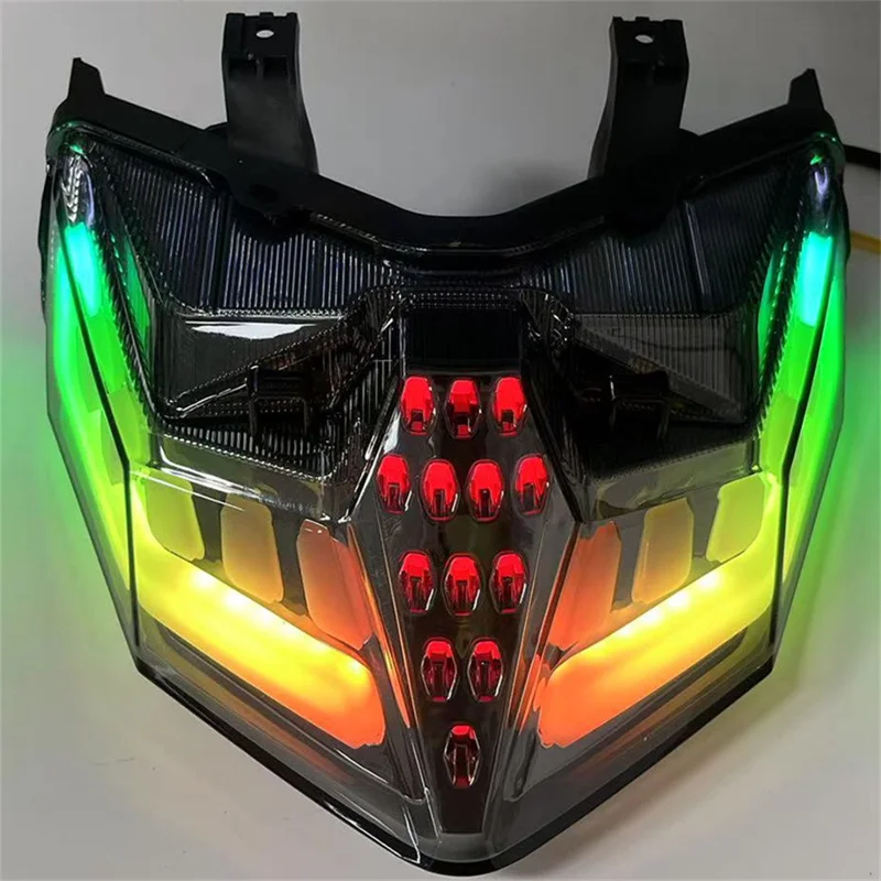 APP Control RGB Motorcycle Tail Light for CLICK 125  /  150  /  V1  /  V2  /  V3  /  125i Dynamic Sequential Turn Signal Brake Lamp