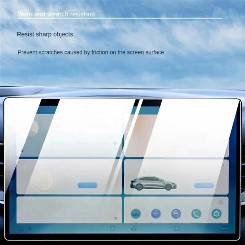 For BYD 2021-2025 15,6 tommer Navigationsskærm Film Anti Scratch HD Clear Hårdet Glas Skærmværn