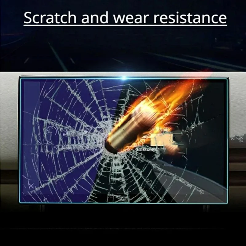 For BYD 2021-2025 10.1 Inch Navigation Screen Film Anti Scratch HD Clear Tempered Glass Screen Protector