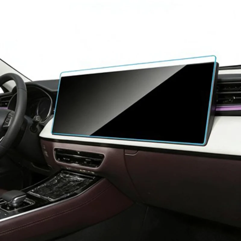 For Golf 2025 12,9 tommer Navigationsskærm Film Anti Scratch HD Clear Tempered Glass Skærmværn