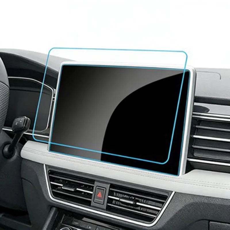 For Tiguan L 2022-2025 12 Inch Navigation Screen Film Anti Scratch HD Clear Tempered Glass Screen Protector