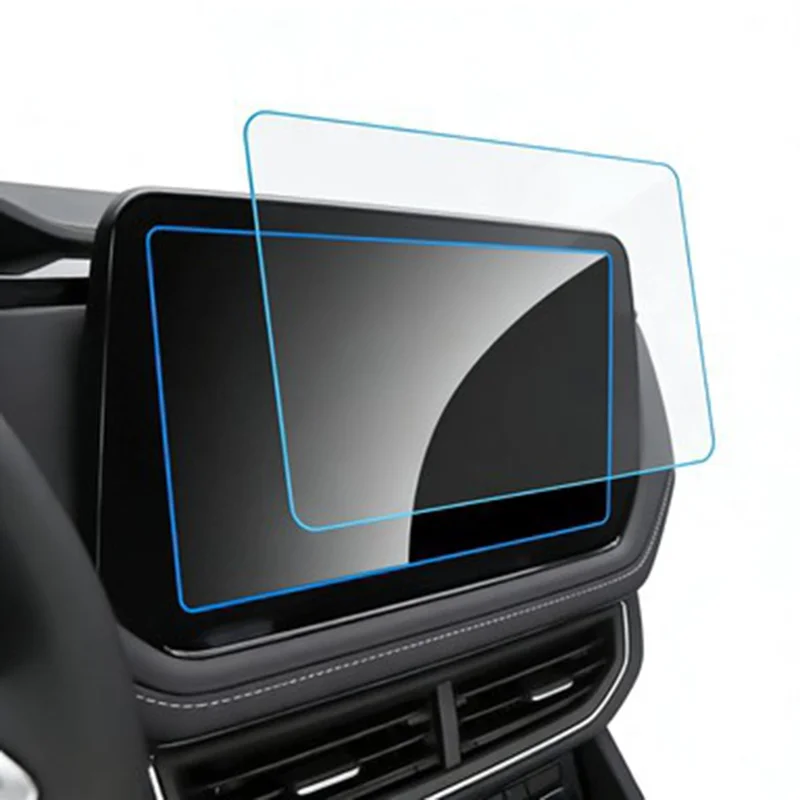 For Tiguan L 2022-2025 9.2 Inch Navigation Screen Film Anti Scratch HD Clear Tempered Glass Screen Protector