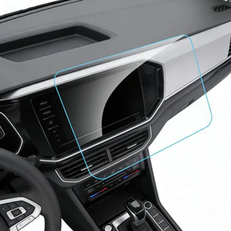 For Tiguan L 2022-2025 9.2 Inch Navigation Screen Film Anti Scratch HD Clear Tempered Glass Screen Protector