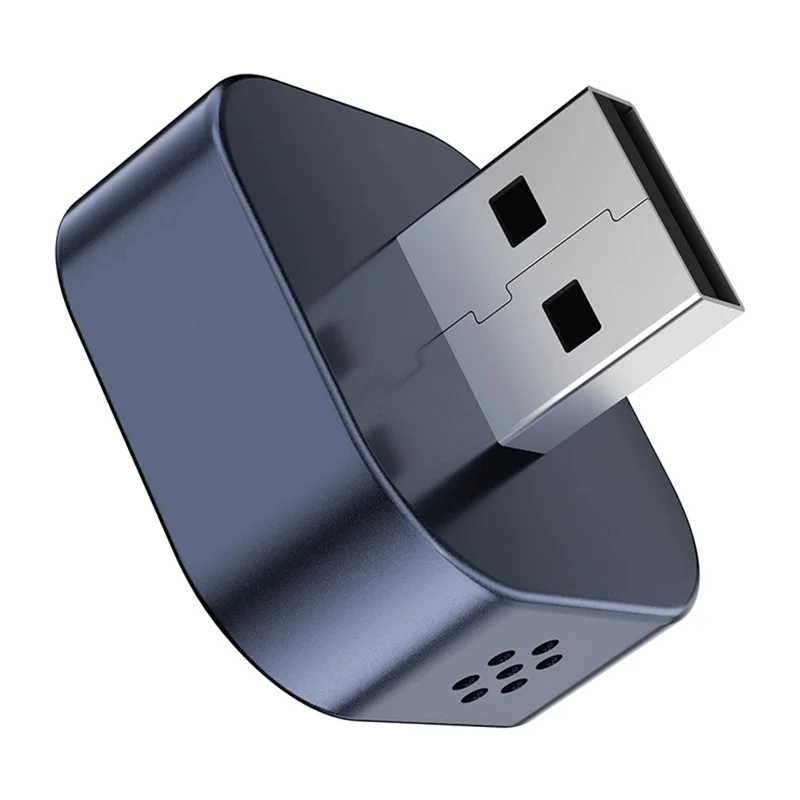 Adattatore Q1A 4 in 1 Wireless CarPlay, da Cablato a Wireless, Android Auto, Dongle USB, Supporto AirPlay e Mirror Link, con Luce Respirante - Zaffiro