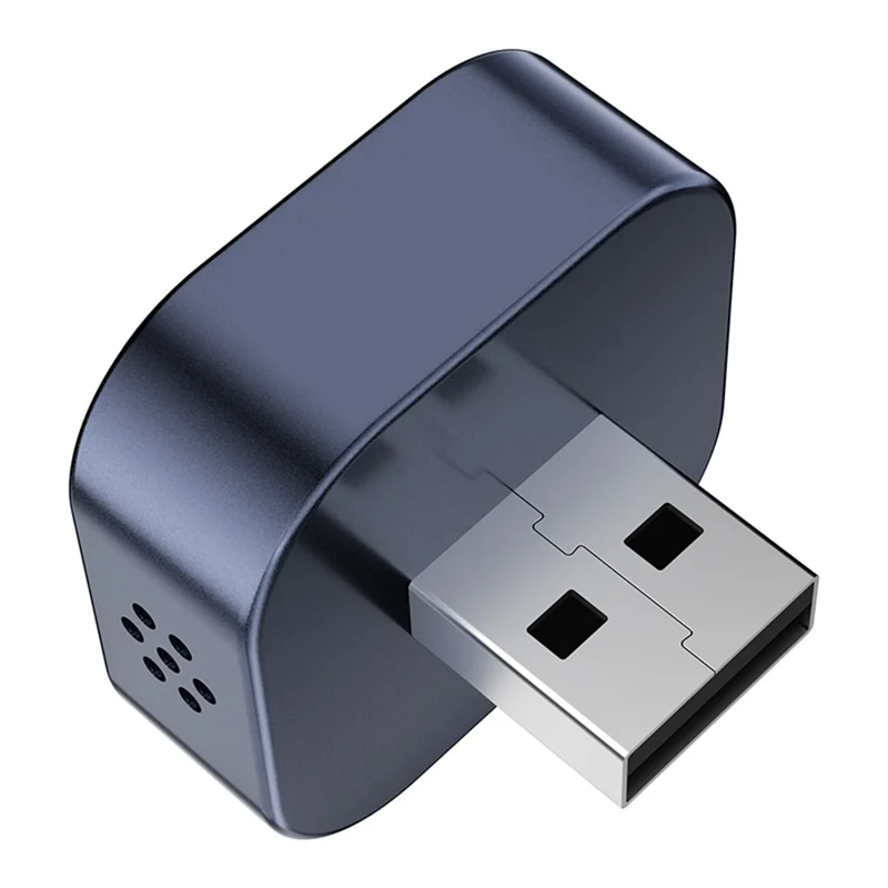 Adattatore Q1A 4 in 1 Wireless CarPlay, da Cablato a Wireless, Android Auto, Dongle USB, Supporto AirPlay e Mirror Link, con Luce Respirante - Zaffiro