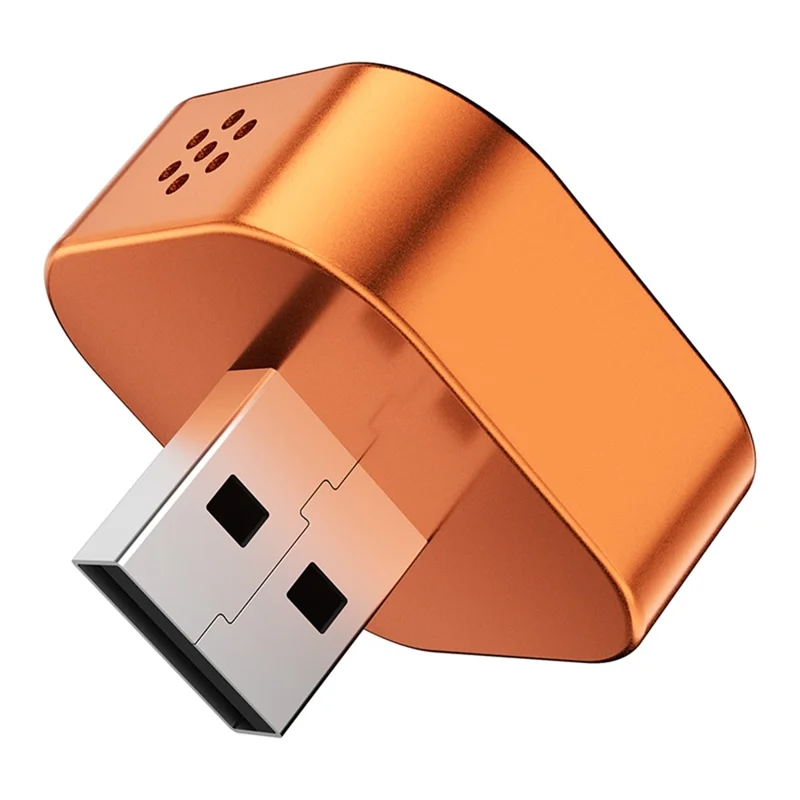 Q1A 4 in 1 Wireless CarPlay Adapter Box Android Auto AirPlay Mirror Link Wired to Wireless USB Dongle with Breathing Light - Orange