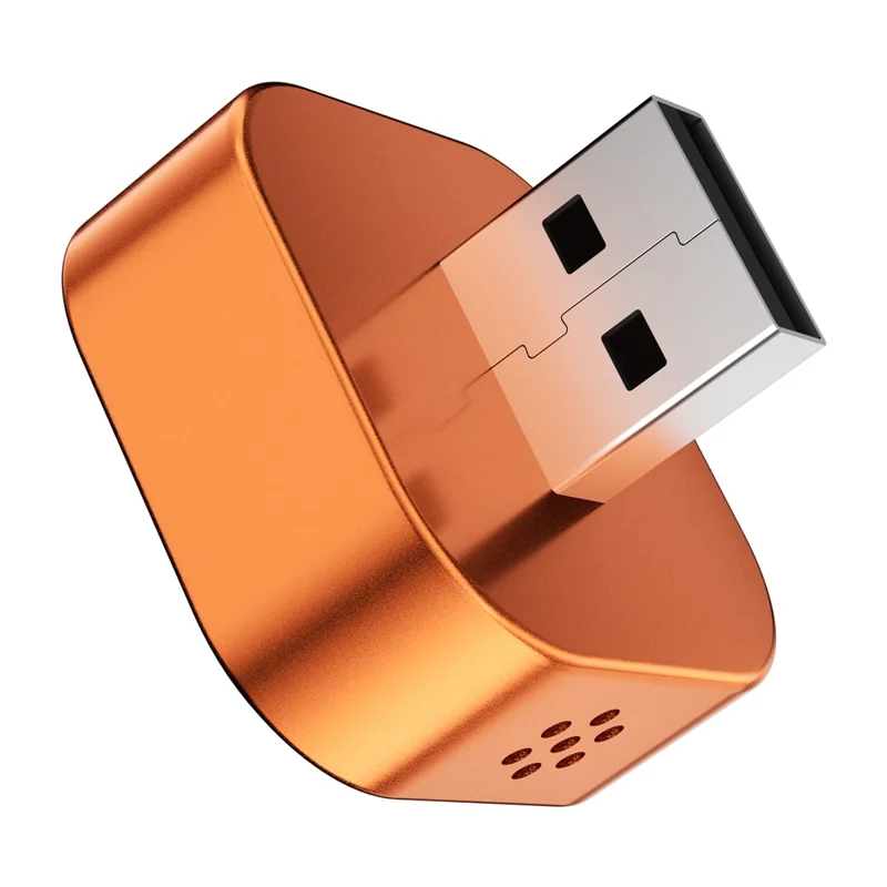 Q1A 4 in 1 CarPlay Android Auto AirPlay Mirror Link Adapter Bluetooth-compatible / WiFi Wireless AI Box USB Dongle - Orange+Colorful Symbol