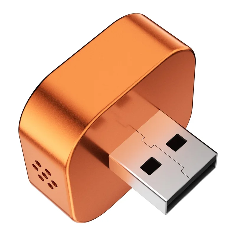 Q1A 4 in 1 CarPlay Android Auto AirPlay Mirror Link Adapter Bluetooth-compatible / WiFi Wireless AI Box USB Dongle - Orange+Colorful Symbol