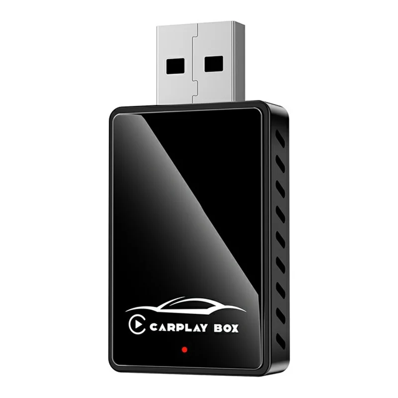 Q1BP 4 in 1 Wireless CarPlay Adapter AirPlay Mirror Link CarPlay Android Auto USB Dongle - Black