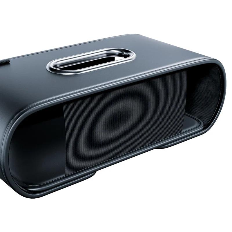 KABULUN Portatessera Auto in Pelle Multifunzione con Supporto a Clip Elastica per Cruscotto