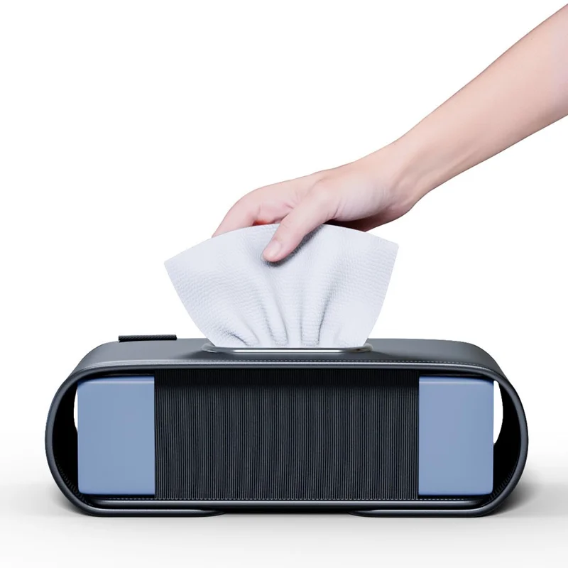 KABULUN Portatessera Auto in Pelle Multifunzione con Supporto a Clip Elastica per Cruscotto