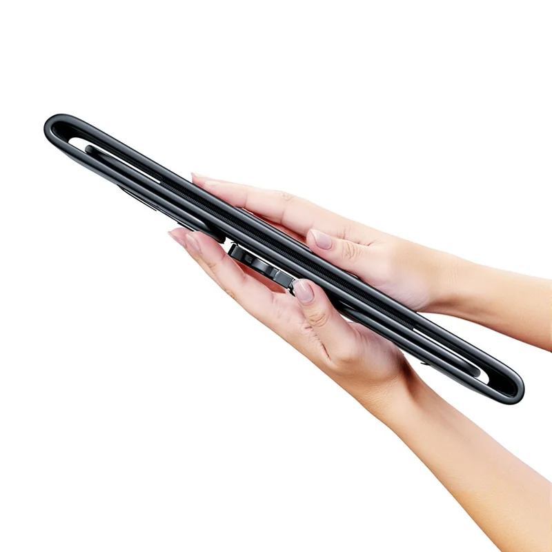 KABULUN Portatessera Auto in Pelle Multifunzione con Supporto a Clip Elastica per Cruscotto