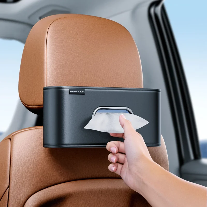 KABULUN Portatessera Auto in Pelle Multifunzione con Supporto a Clip Elastica per Cruscotto