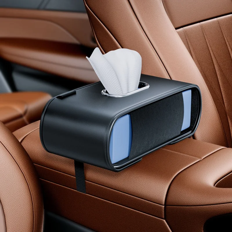 KABULUN Portatessera Auto in Pelle Multifunzione con Supporto a Clip Elastica per Cruscotto