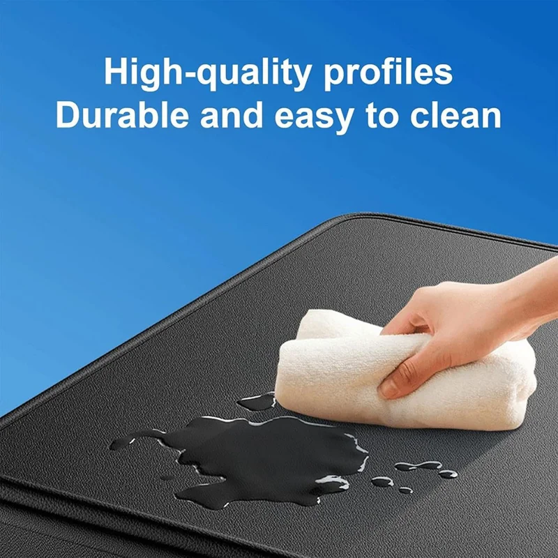 Boîte de Rangement pour Coffre de Voiture en Cuir PU Pliable Récipient de Rangement à Plusieurs Compartiments