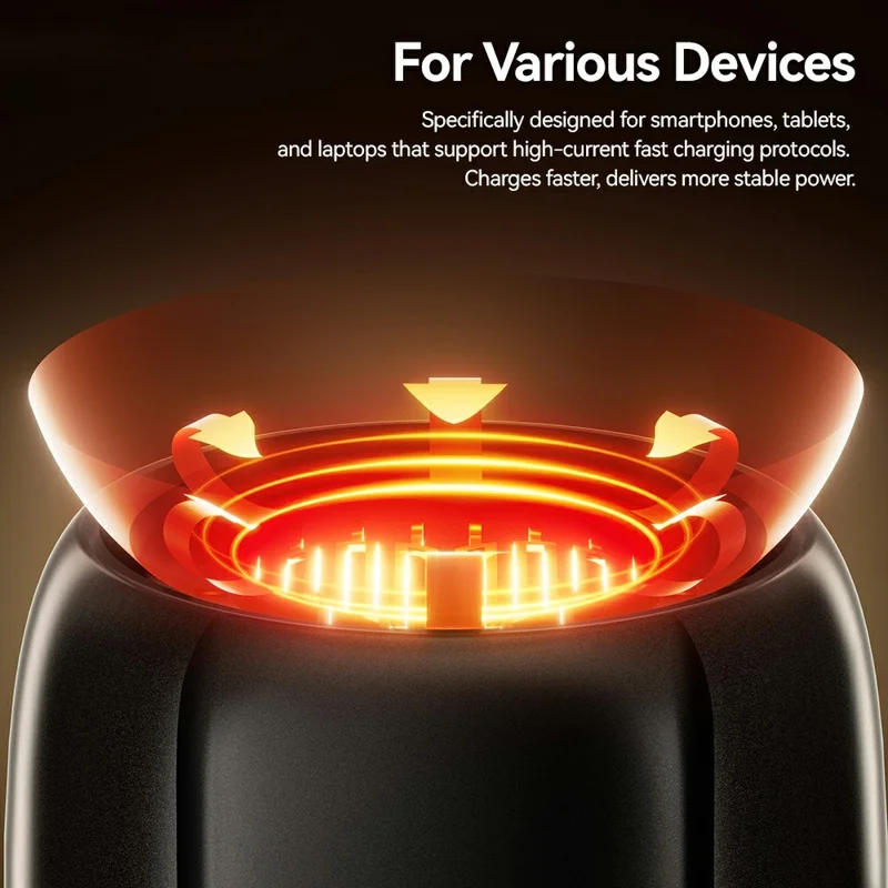 ESSAGER 2-in-1 Type-C Adapter Cigarette Lighter Adapter Portable Heating Device with Auto Shutoff - Black