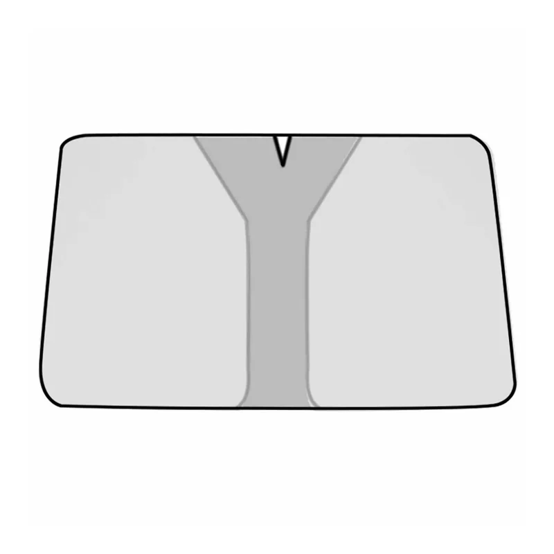 Size S Foldable Car Windshield Sunshade Silver Coating UV Protection Heat Insulation Sun Shade for Universal Vehicle