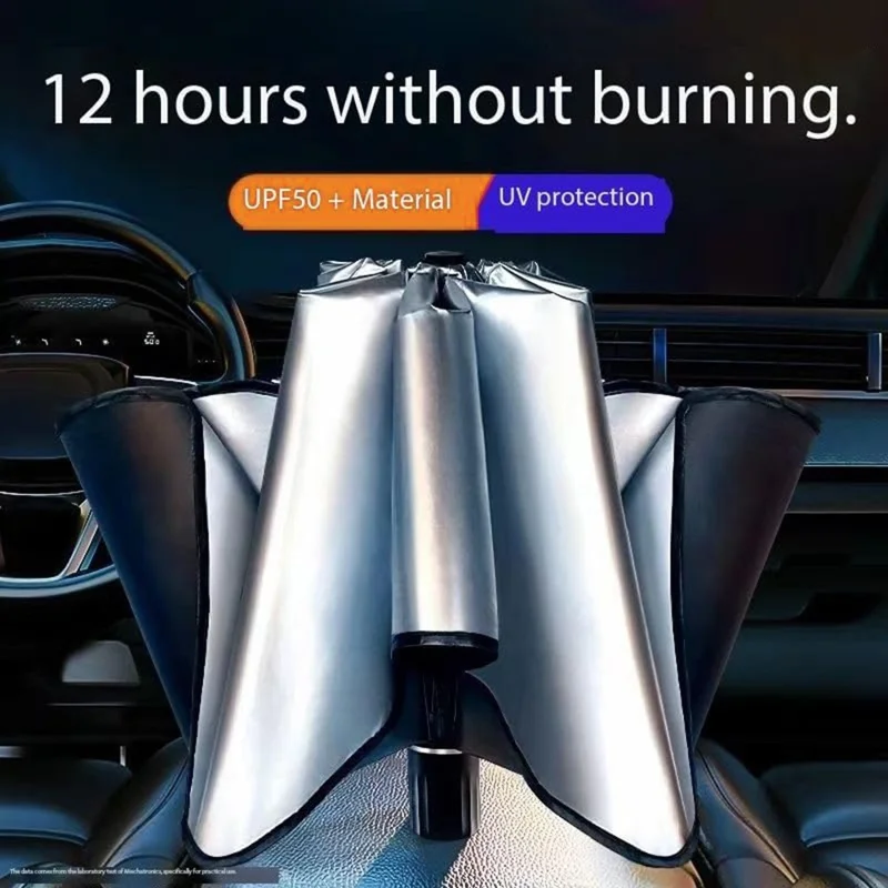 Car Windshield Sunshade Umbrella Foldable UV Protection Heat Insulation Sun Visor Cover for Front Window