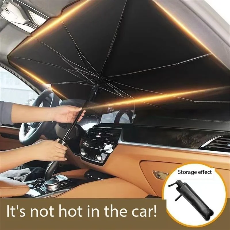 Car Windshield Sunshade Umbrella Foldable UV Protection Heat Insulation Sun Visor Cover for Front Window