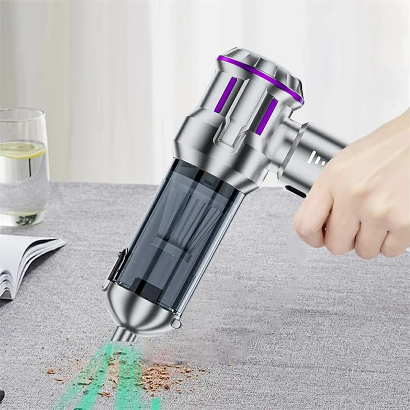 ST-6691Plus 16000Pa Cordless Handheld Car Vacuum Cleaner Brushless Motor Dust Blower for Home Office - Black
