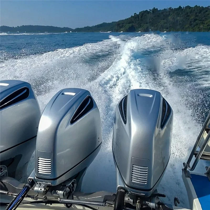 Outboard Motor Flusher Muffs Marine Maintenance Motor Cleaning Tool Kit for Boat Engine - Round