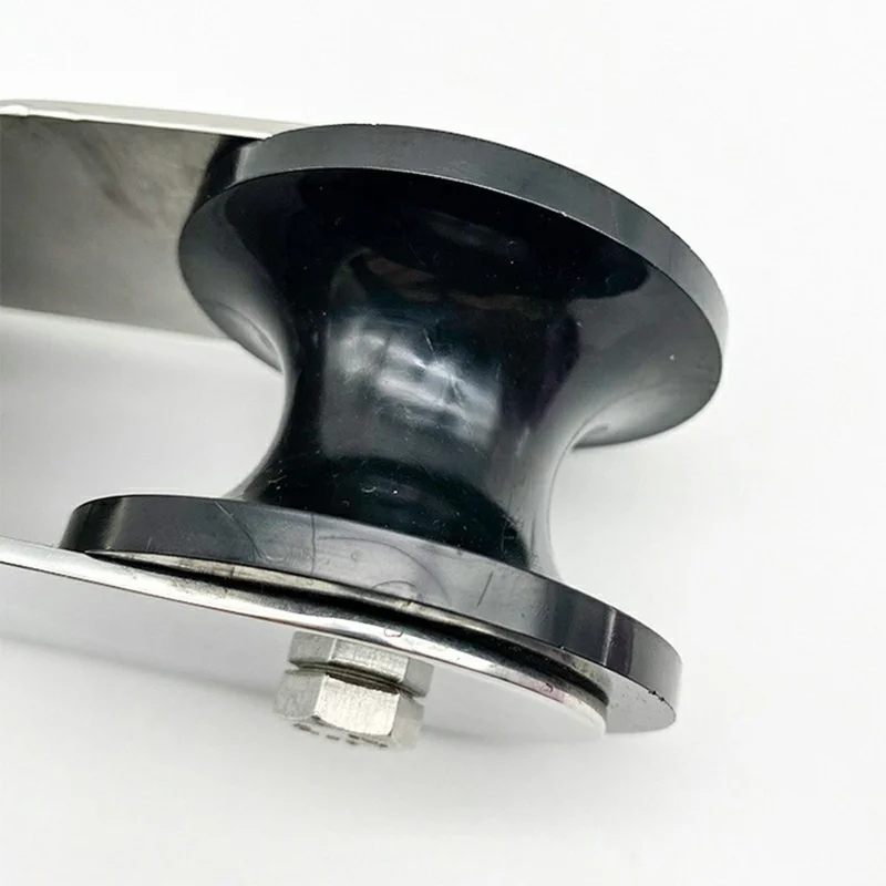 Soporte Fijo de Rodillo para Ancla de Barco de Acero Inoxidable Accesorios de Herrajes Marinos para Yates - Plateado