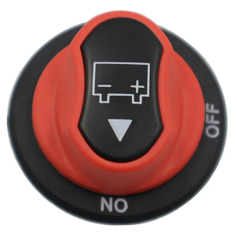 50A Battery Disconnect Switch Marine Yacht Car Black Rotary Power Cut Off Switch for Boat RV Truck Motorcycle