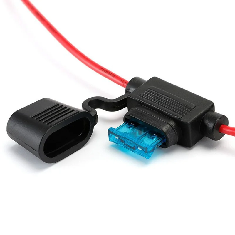 5 Gang Switch Panel with Voltmeter Dual USB Car Charger Cigarette Lighter Socket for RV Marine Boat - Blue