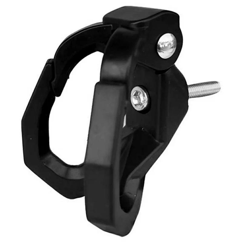 Einzelhaken Anti-Drop Elektroroller Haken Kunststoff Motorradhalterung für Flasche Tasche Regenschirm - Schwarz
