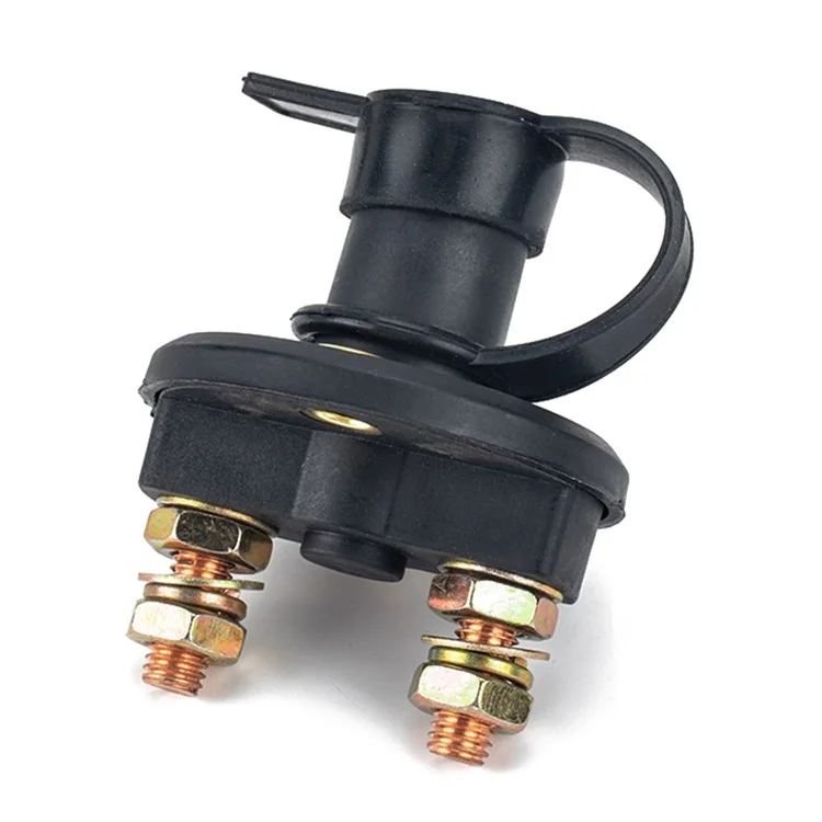 A2941 200A Car Boat Battery Kill Switch Isolator Power Disconnect Switch Heat Shrink Tube Wiring Terminal Kit with 2 Keys