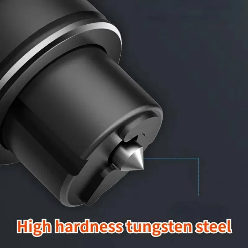 Car Safety Hammer Emergency Escape Tool Tungsten Steel Window Breaker Seatbelt Cutter - Silver