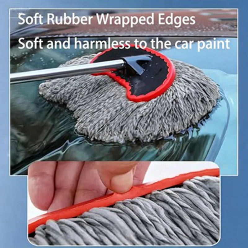 Набор для мойки автомобилей с чистящей щеткой, шлангом 15 м, ручкой длиной 75 см, микрофибра, быстросъёмное соединение, комплект для автозойки