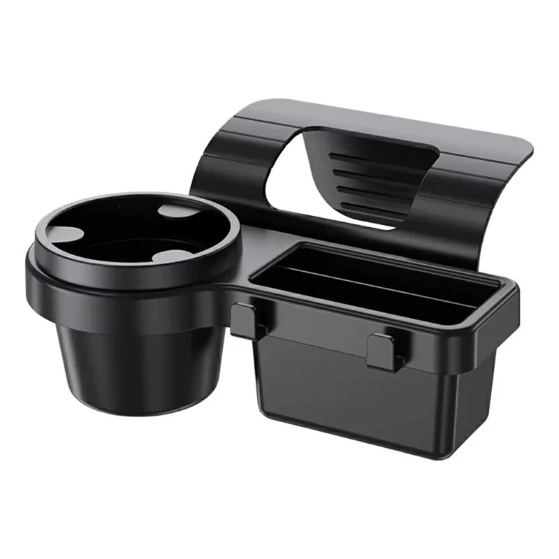Organizador para Ventana de Coche, Portavasos Multifuncional, Caja de Almacenamiento para Teléfono, para Colgar en el Lateral de la Puerta - Negro