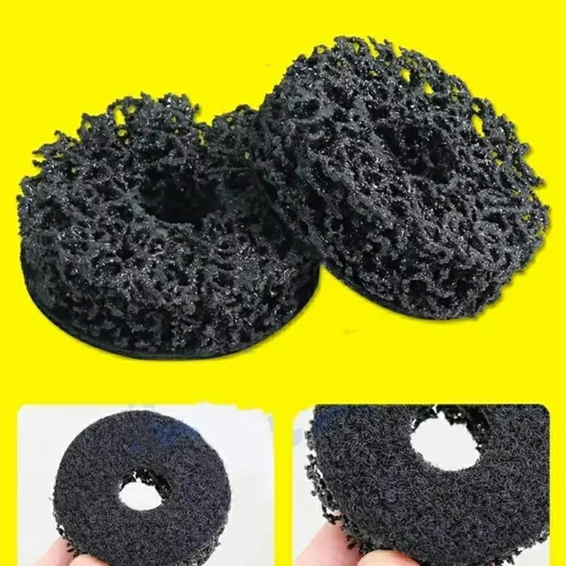 Kit de herramientas de 9 piezas para la eliminación de óxido en discos de freno y bujes de rueda con 5 discos de lijado, cepillo de alambre y guantes para mantenimiento de coches