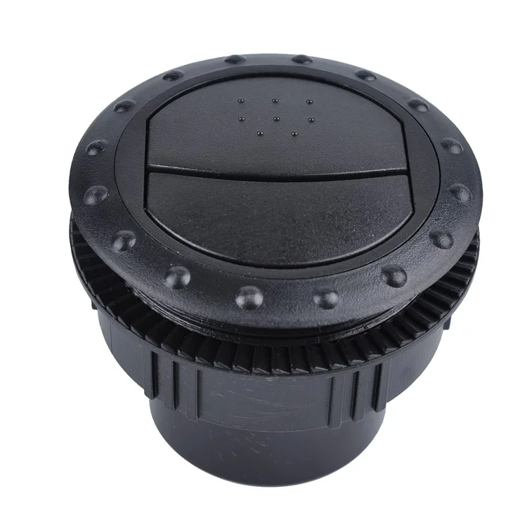 A20676 Aire Acondicionado Deflector Side Techo de Ventilación Redonda de Ventilación de Aire Para Automóvil RV ATV - Negro