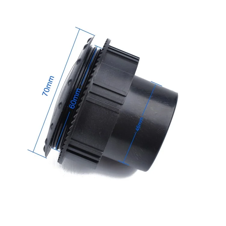 A20676 Aire Acondicionado Deflector Side Techo de Ventilación Redonda de Ventilación de Aire Para Automóvil RV ATV - Negro
