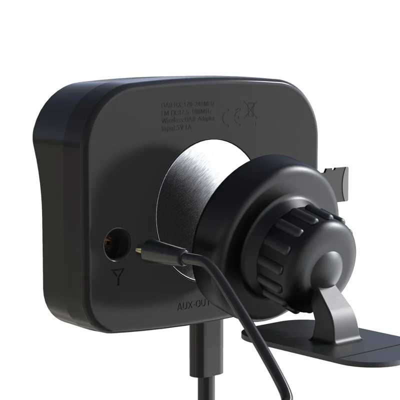 Receptor de Radio Digital DAB para Coche C9, Pantalla Táctil de 2,4", Bluetooth, Transmisor FM, USB-C, para Audio del Automóvil - Negro