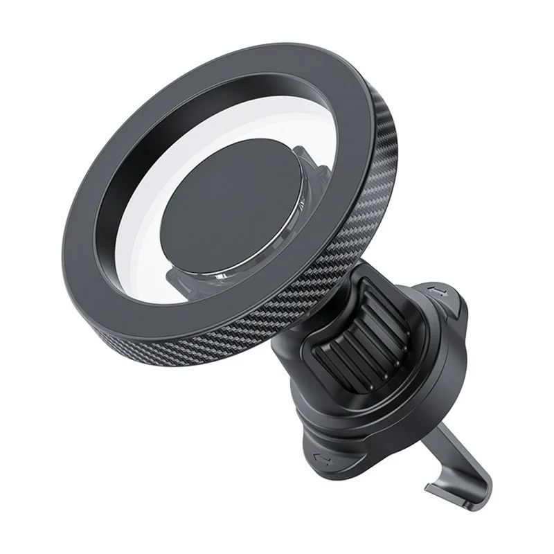 Soporte para Teléfono en Coche 2 en 1 Magnético con Rotación de 360°, Soporte Ajustable Universal para Salida de Aire y Panel