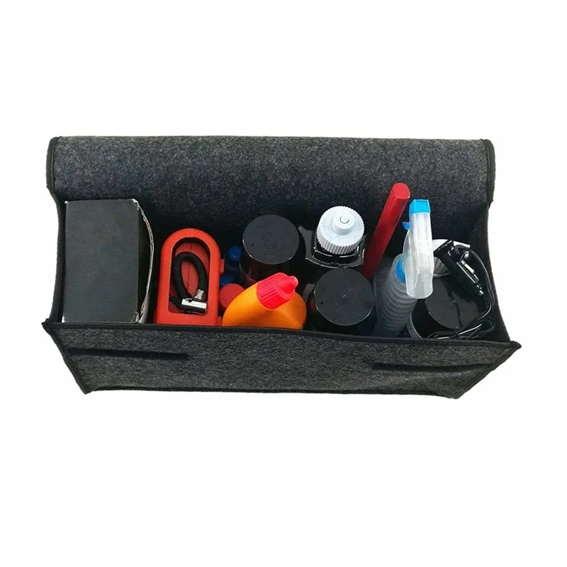 59X17X24cm Organizzatore Bagagliaio Auto Pieghevole con Multi Scomparto Borsa Imbottita in Feltro per Auto