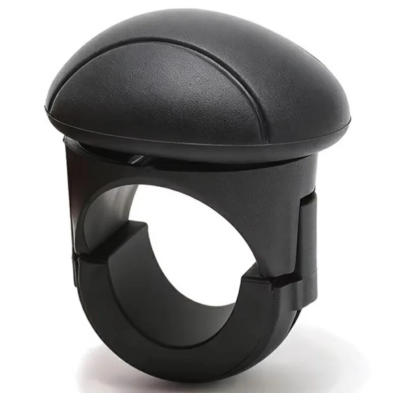 Car Steering Wheel Knob One Hand Turning Assistant Power Ball 360 Degree Rotation for Easy Driving - Black