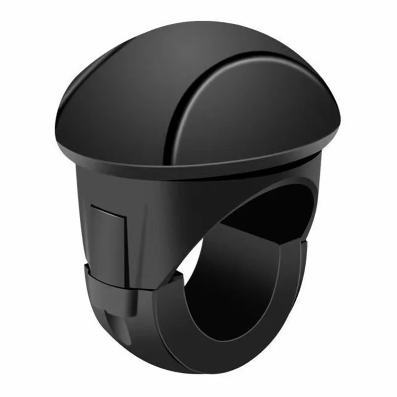 Car Steering Wheel Knob One Hand Turning Assistant Power Ball 360 Degree Rotation for Easy Driving - Black