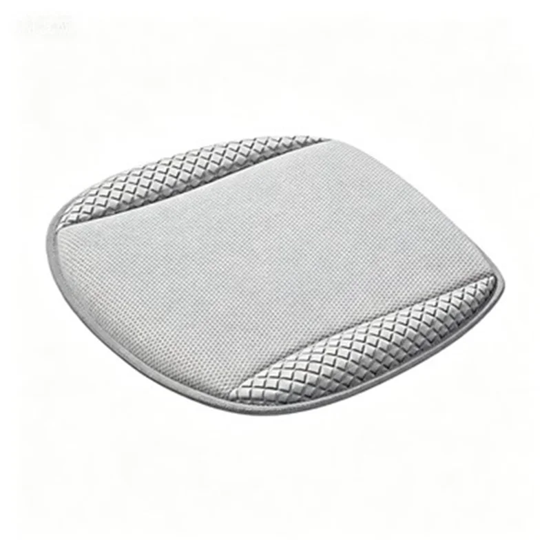 USB Włączona Poduszka Chłodząca do Samochodu 3-Strefowa Regulowana Pads do Wentylacji Latem z 8 Wentylatorami - Biały