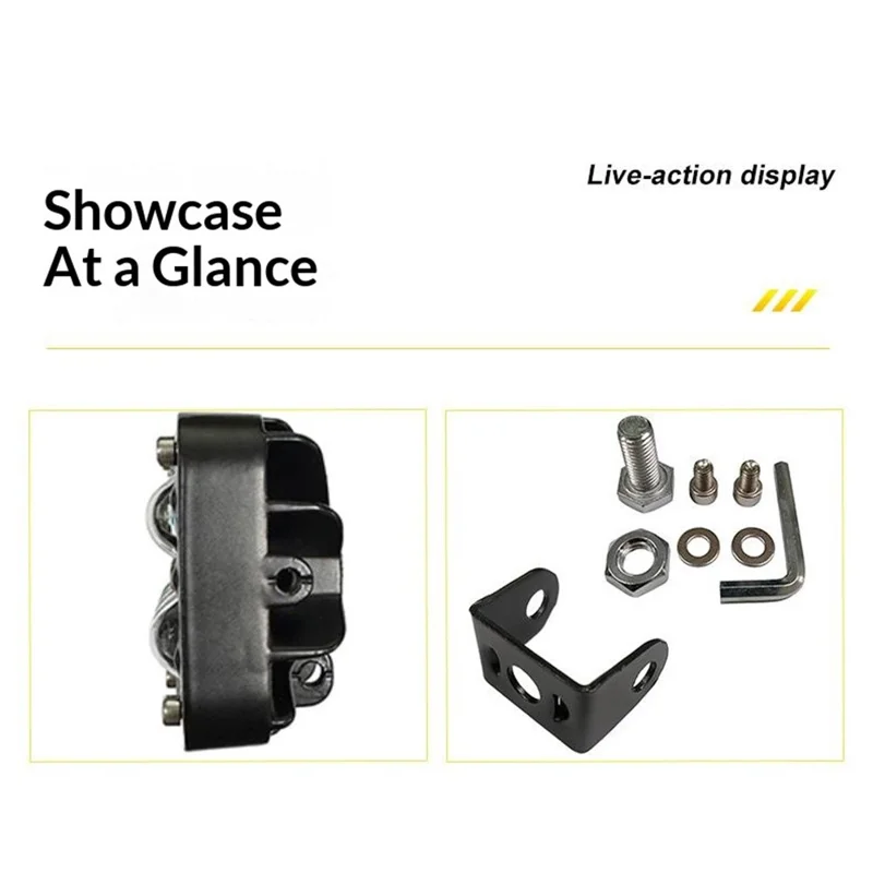 12-LED Car Work Light 29W 5200LM Yellow and White Light Auxiliary Driving Lamp for Motorcycle Truck ATV